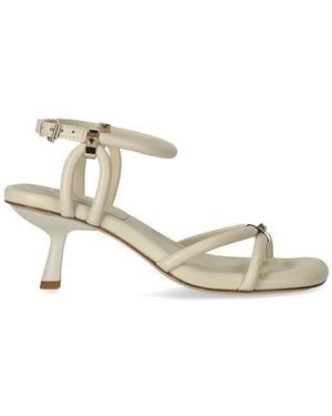 Ash Jess Tofu Heeled Sandal - Metallic