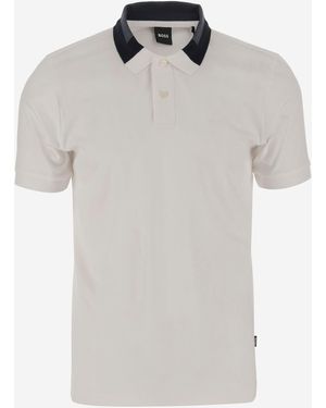 BOSS Maglietta Di Cotone Boss Hugo Con Logo - Bianco