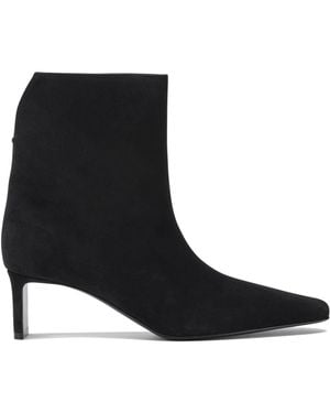 KHAITE Kaki "ona 55 Mm" Enkellaarzen - Zwart