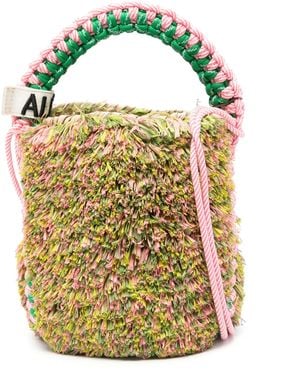 ALÉMAIS Monte Fringe MacRame Basketball - Amarillo