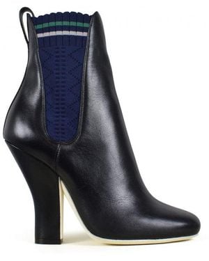 Fendi Leather Boots - Blue