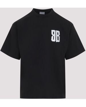 Balenciaga Camiseta de ajuste grande - Negro