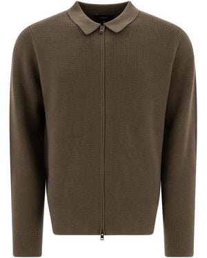 Vince Wool Blend Cardigan - Grün