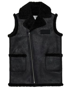 MM6 by Maison Margiela Jacket With Logo - Black