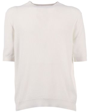 Ballantyne Short Sleeve Pullover - White
