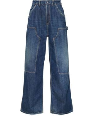 Maison Margiela Wide-Leg Denim Jeans - Blue
