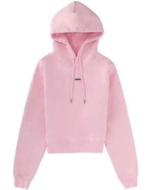 Jacquemus The Grosgrain Hoodie - Pink