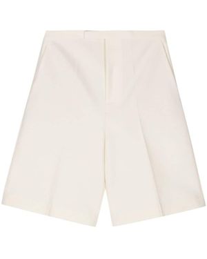 Rohe Interlocking-Twill Tailored Shorts - White