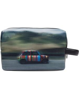 Paul Smith Bedruckter Kulturbeutel von - Blau