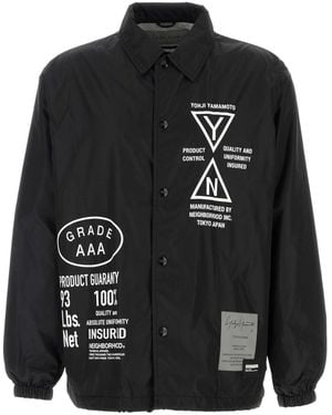 Yohji Yamamoto Black Nylon X Neighborhood Windbreaker