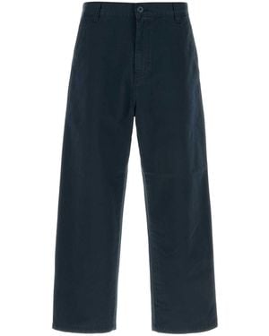 Carhartt Flat Front Trousers - Blue
