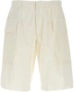 Jil Sander '94' Bermuda Shorts - Wit