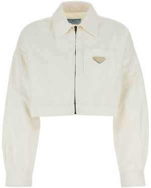Prada Outerwear Jacket - White