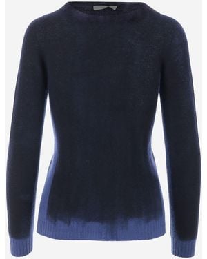 Oliver Lattughi Cashmere Jumper With Gradient Effect - Blue