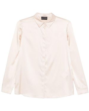 Emporio Armani Silk Shirt - Natural
