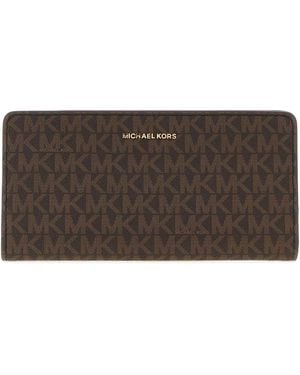 MICHAEL Michael Kors Canvas Bryant Wallet - Brown