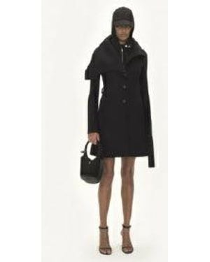 Courreges Coats Black - Zwart