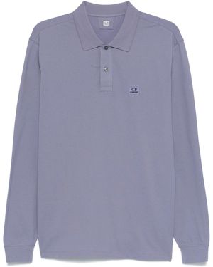 C.P. Company Poloshirt Aus Piqué - Blau