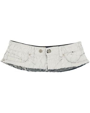 MM6 by Maison Margiela Denim Belt - Wit