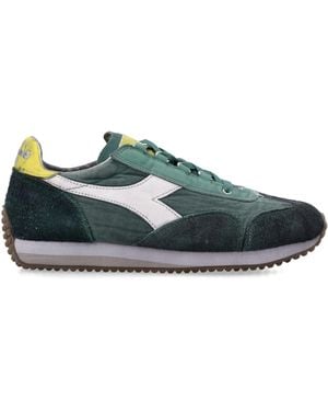Diadora Heritage Equipe Dirty Sw Evo Trainers - Green