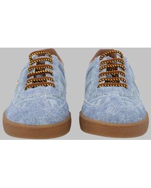 Fendi Sneaker Con Logo - Blue