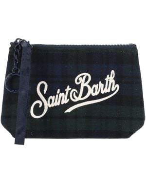 MC2 Saint Barth Aline Mini Wool Tartan 5161 Emb - Schwarz