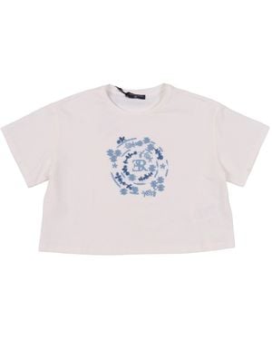 Ermanno Scervino Tshirt Portalogo Jersey S - White
