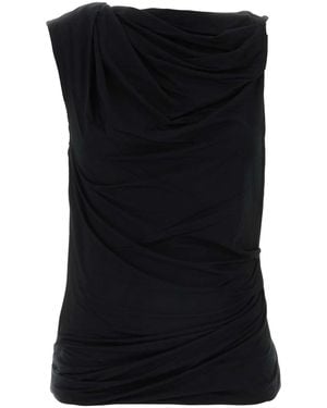 Entire studios Drape Tank - Black