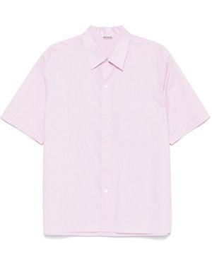 AURALEE Baumwollhemd - Pink