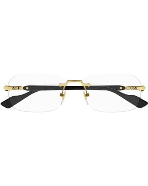 Gucci Gg1221 O 001 Gold/Transparent Herrens Brillen mit Sehstärke - Braun