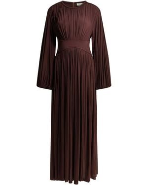 Zimmermann "Luna Billow" Long Dress - Red