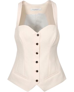 PHILOSOPHY BY LORENZO SERAFINI Philosophie von Lorenzo Serafini Top Elfenbein - Natur