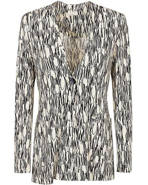 Siyu Bedruckte Single Breasted Jacke - Mehrfarbig