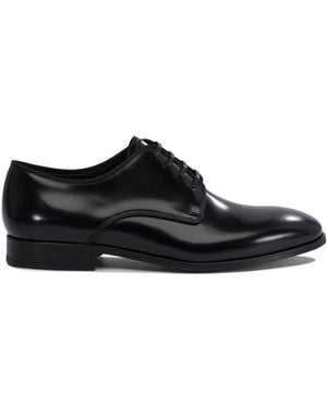 Fabi Leather Brogues - Black