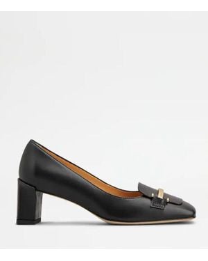Tod's TOD 's Decoleta de cuero - Negro