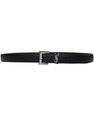Saint Laurent Belt Leather - Black