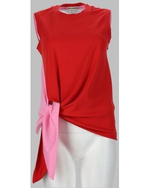 JW Anderson Tank Top Con Nodo - Red