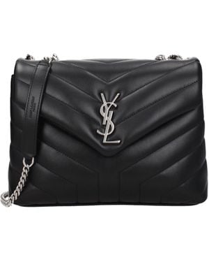 Saint Laurent Sacs à bandouliers Loulou Femmes en cuir noir
