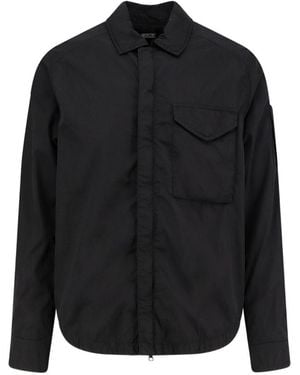 C.P. Company Nylon Overshirt - Black