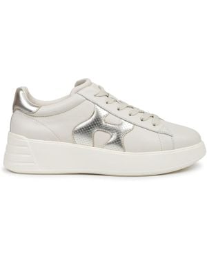 Hogan Colour Block Trainers - White