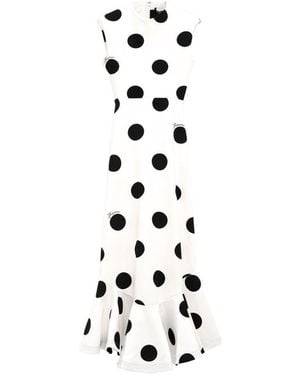 Jacquemus Palmier Midi Dress - White