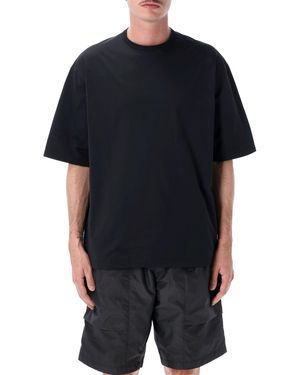 Goldwin Shirring Hem T-Shirt - Black