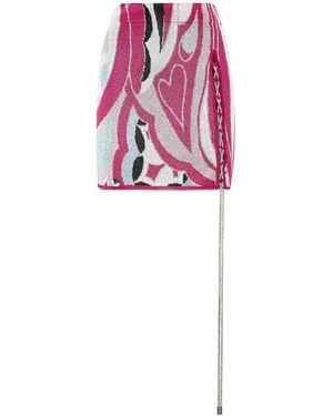 Philipp Plein Mini Skirt - Pink