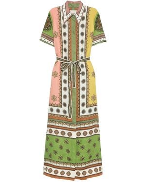 ALÉMAIS Contina Shirtdress - Green