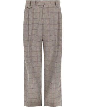 Drole de Monsieur Trousers "Large À Carreaux" - Grey