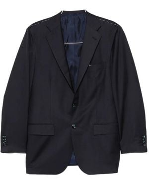 Kiton Single Breasted Suit - Blue
