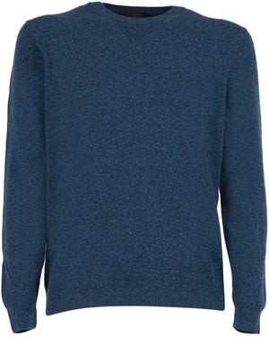 SLOWEAR ZANONE Sweatshirt Cotton Polyamide - Blue