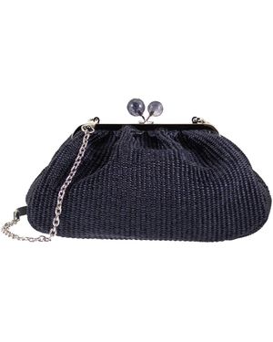 Weekend by Maxmara Wkafortuna Pasticcino Bag Medium Bast Effect - Blau