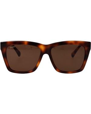 Max Mara Avana Scura Marrone Acetate Sunglasses - Brown