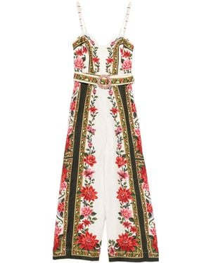 FARM Rio Wonder Rio Sand Sleeveless Maxi Jumpsuit - White